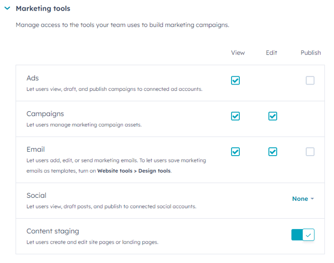 Marketing Tools