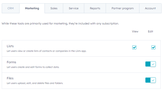 Marketing access